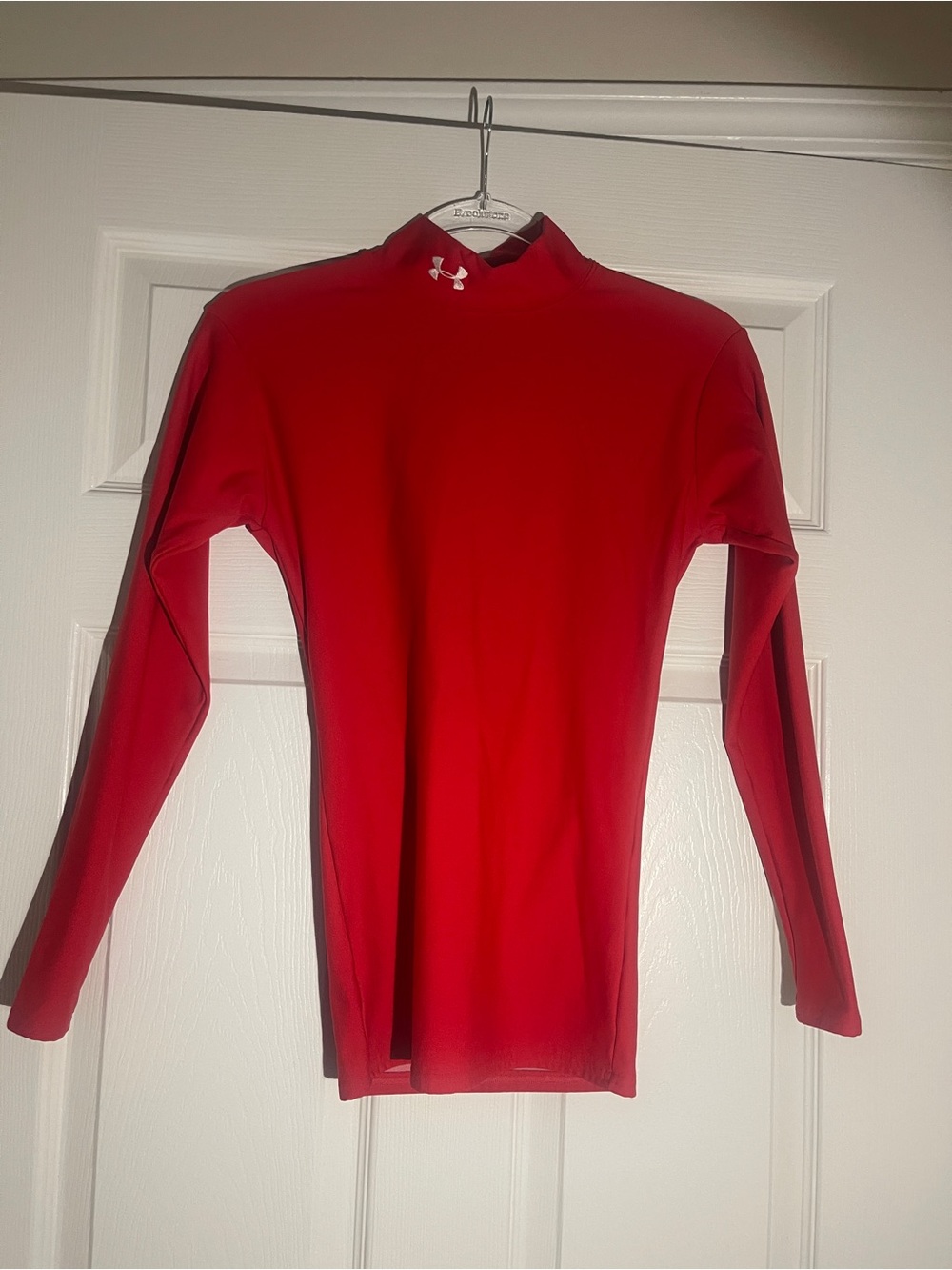 Under Armour Red Long-Sleeve Compression Shirt